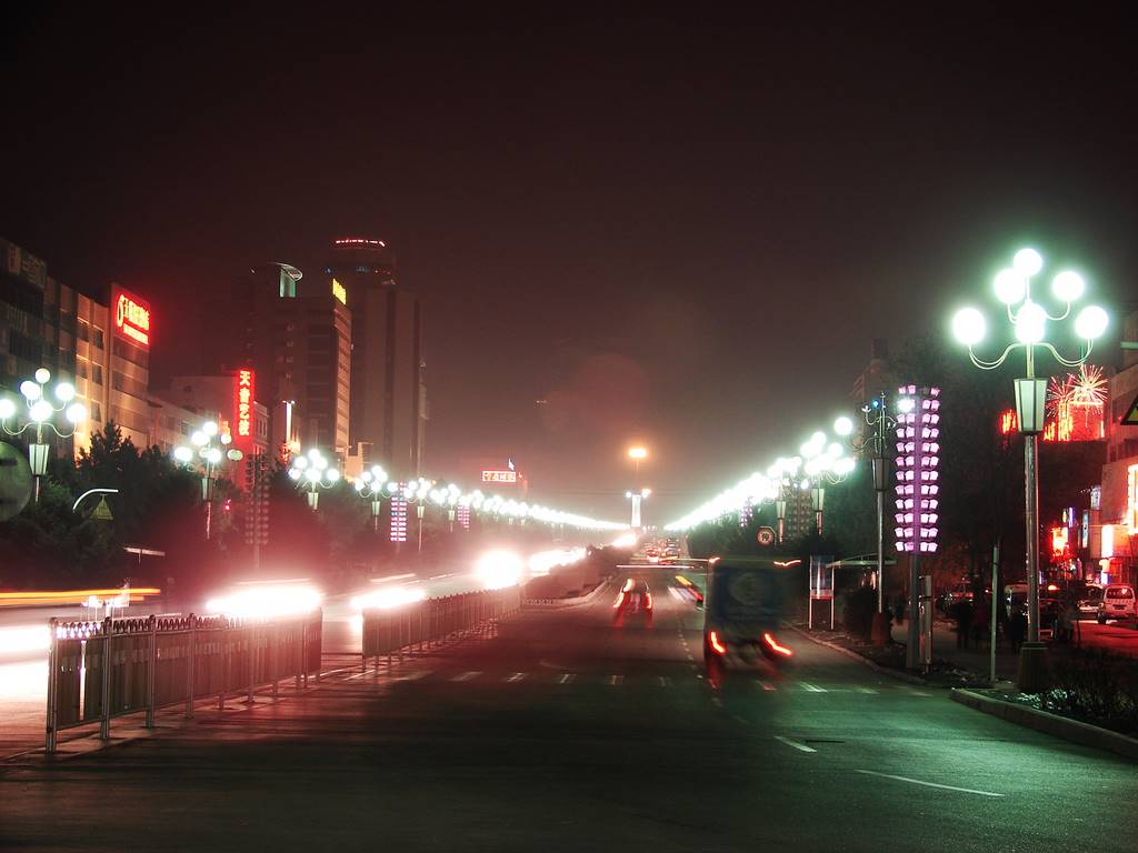 奎屯夜色 摄影 天山樵夫