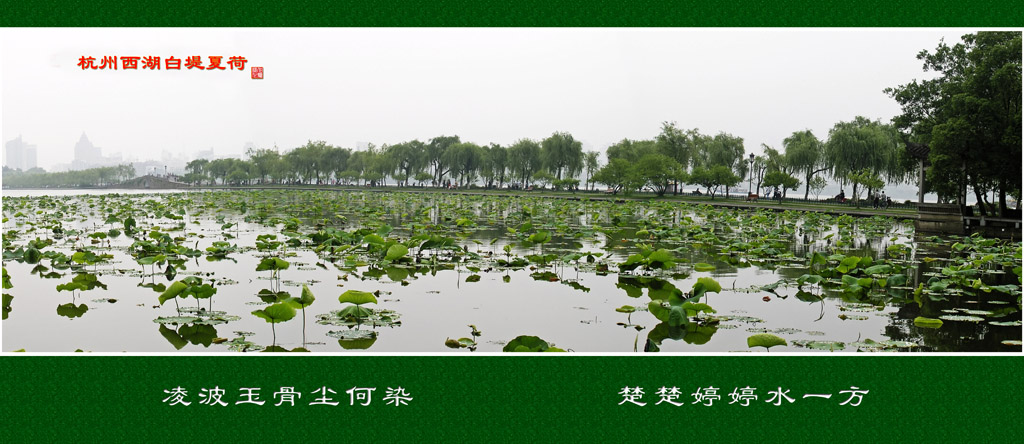 杭州西湖全景照片之二 摄影 相见恨晚