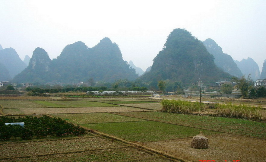 冬季的桂林田野 摄影 zhangfu