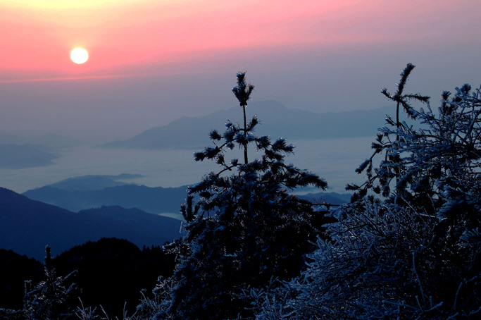 明月山日出 摄影 十八排