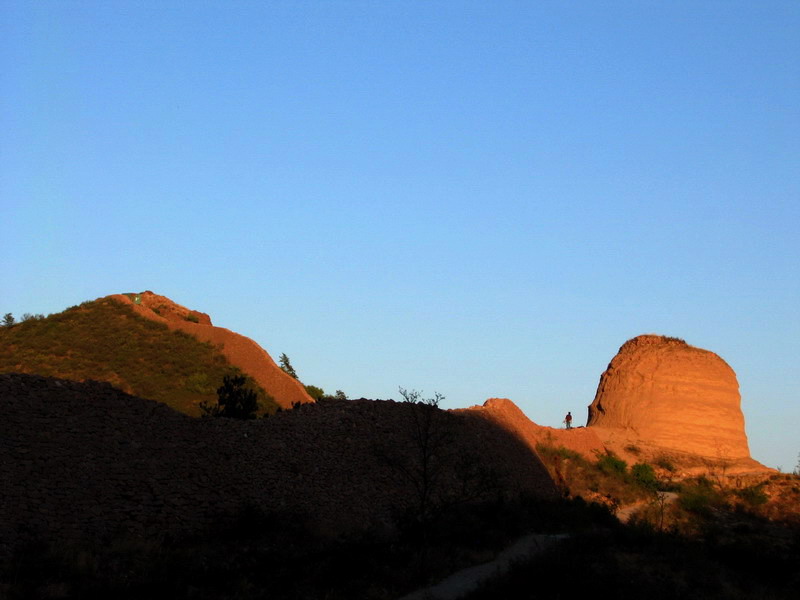 长城夕照 摄影 笑对人生