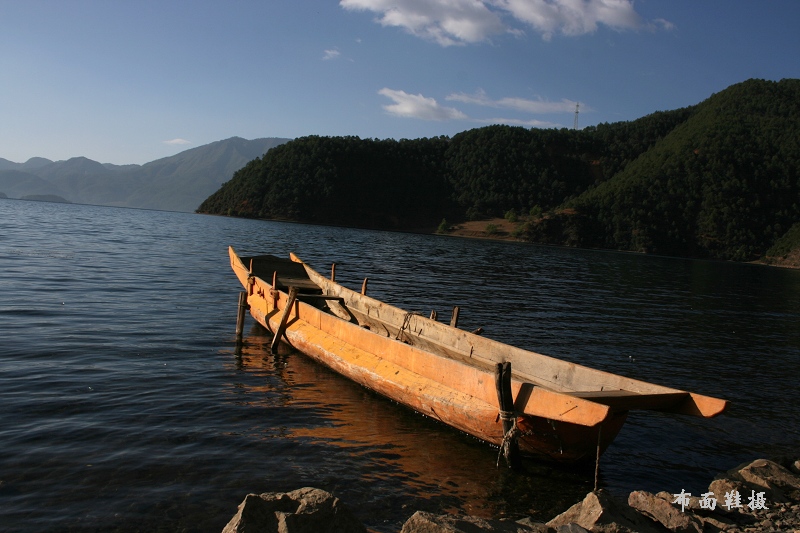 静湖 摄影 布面鞋