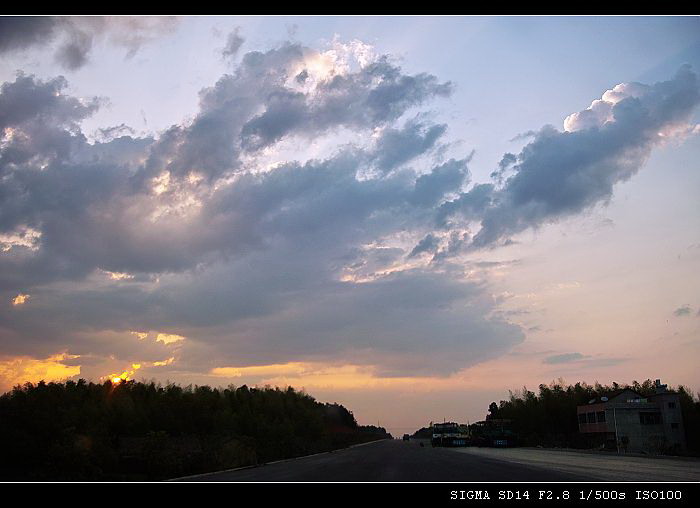 夕阳 摄影 流浪的尘埃