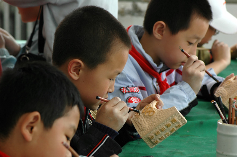 绘五环，盼奥运 摄影 遥唤根本上师