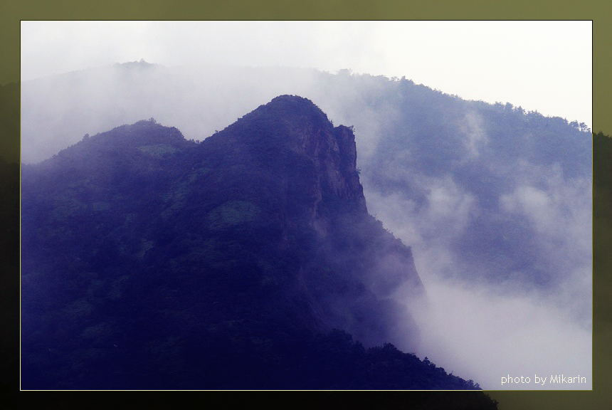 雾锁九峰 摄影 山头舟