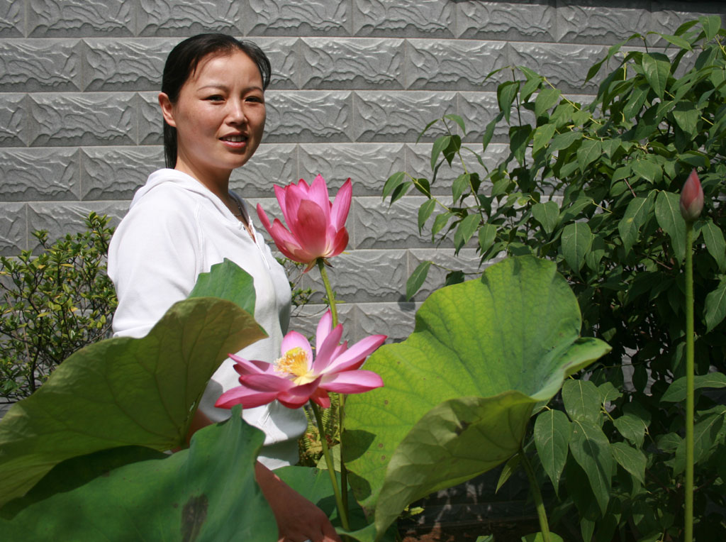 女人与花 摄影 可珂