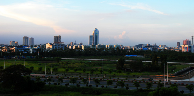 夕照小城 摄影 小亲斤