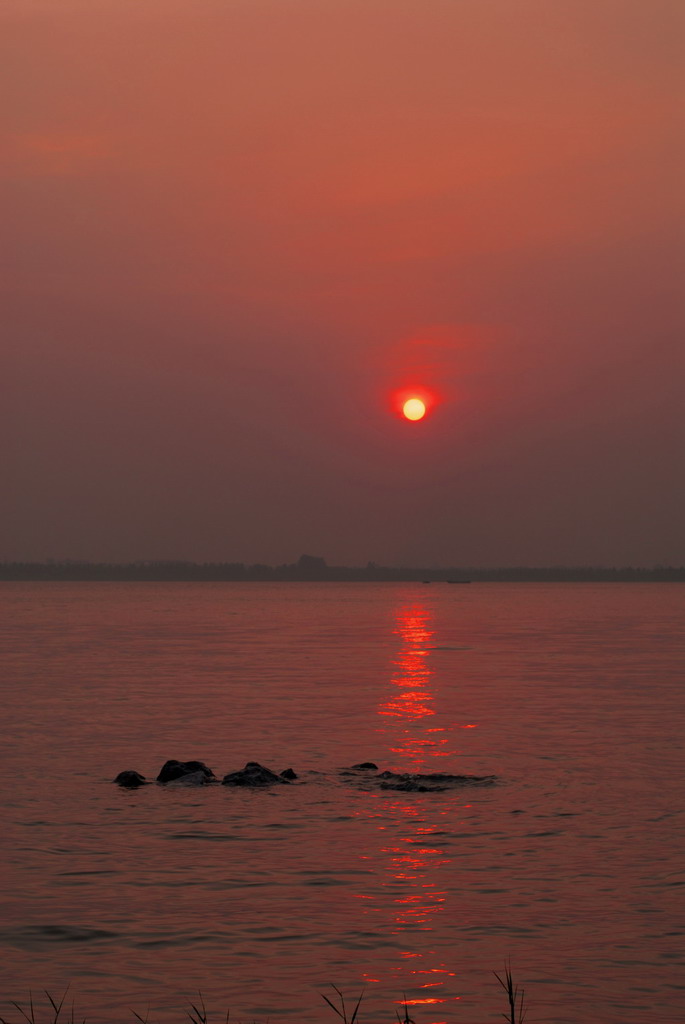 江流夕照 摄影 冰霜