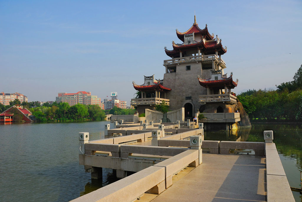 东湖祈风阁一景 摄影 瑞泉