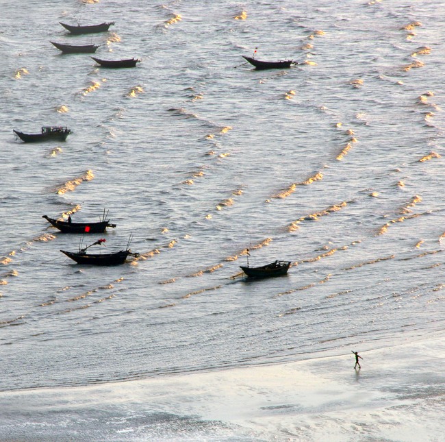 拥抱大海 摄影 走马