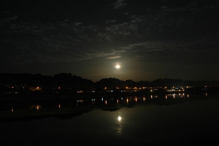 岷江月夜 摄影 ca10b