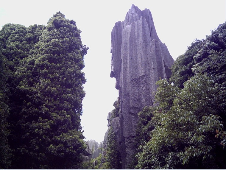 石林风景4--阴阳界 摄影 pxd