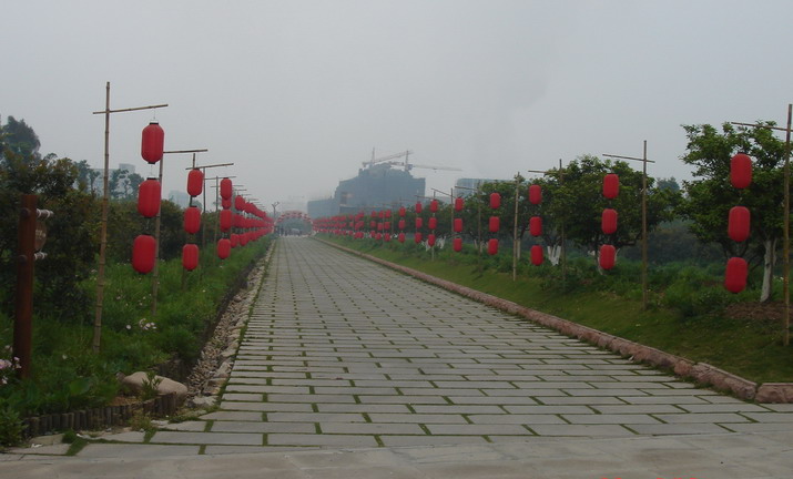 大红灯笼高高挂 摄影 黄山草