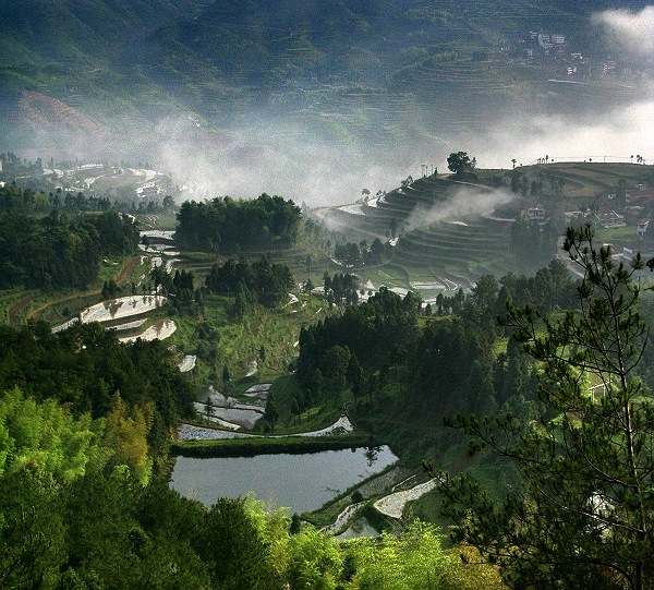 岙=大山里的天地 摄影 如诗入画