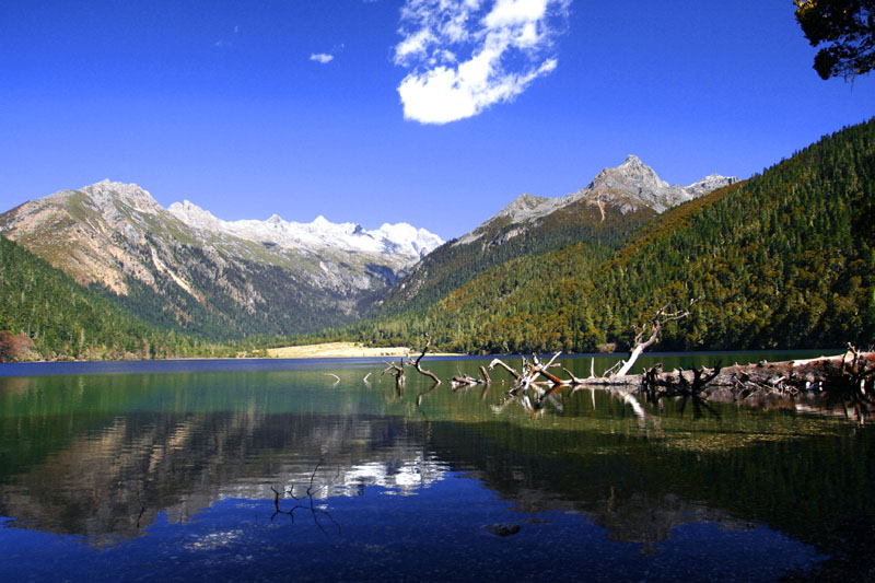 川西小景4-----伍须海子 摄影 天际线