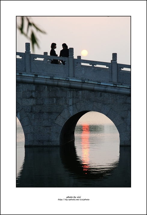 市民广场落日 摄影 ciciphoto