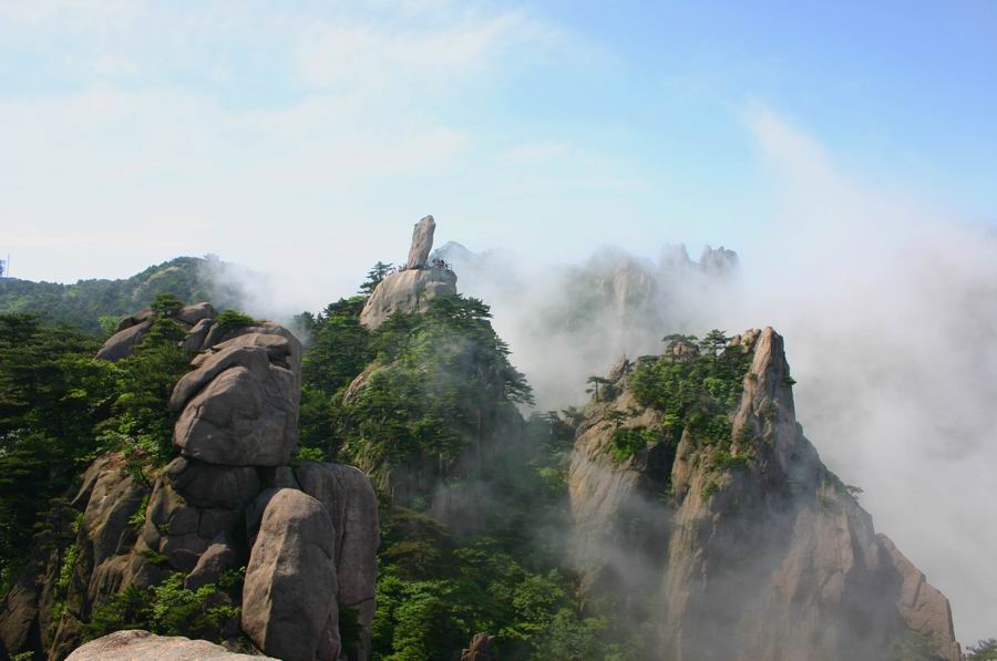 黄山（16）远眺飞来峰 摄影 dannyzai