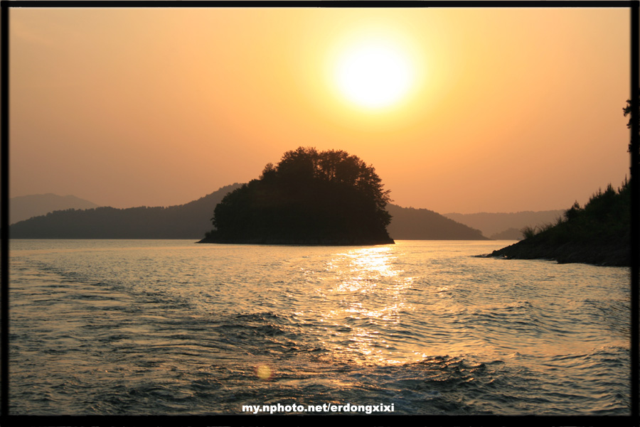 日落千岛湖 摄影 耳东夕夕