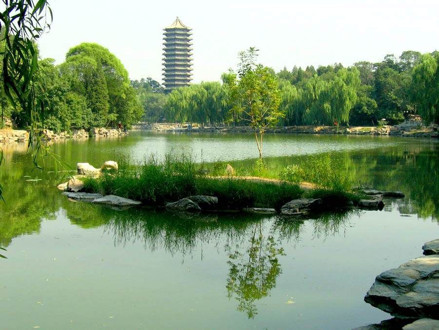 未名湖-北京大学校景2 摄影 朽木逢春