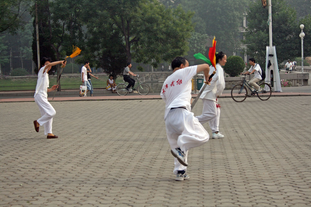 练刀 摄影 天上来