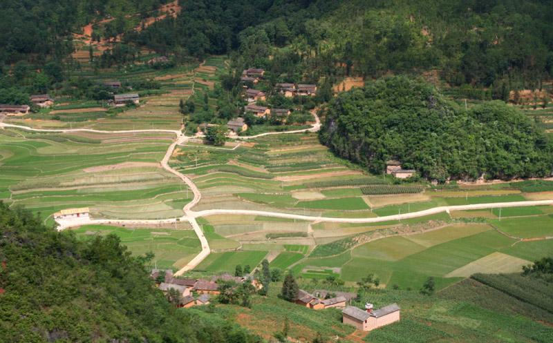 山村 摄影 遇路