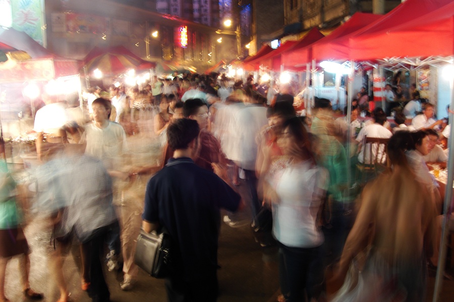 夜市 摄影 松涛一石