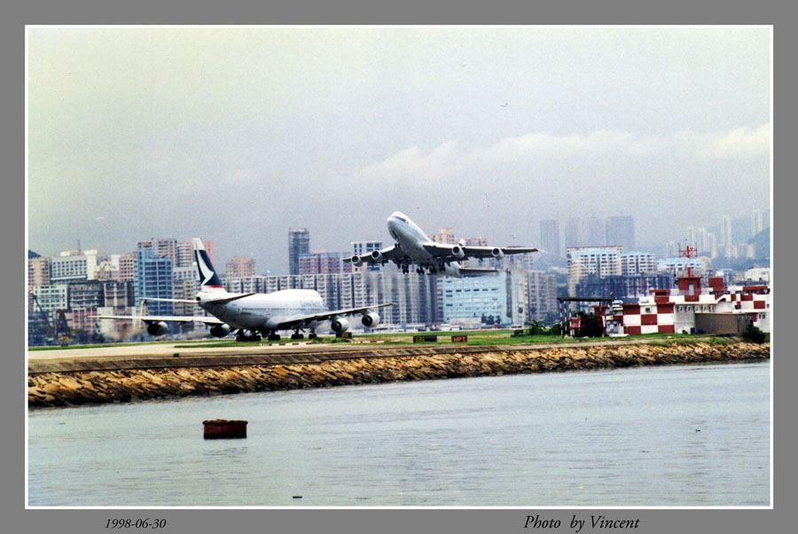 香港启德国际机场最后一日 (2) 摄影 Vincent.W