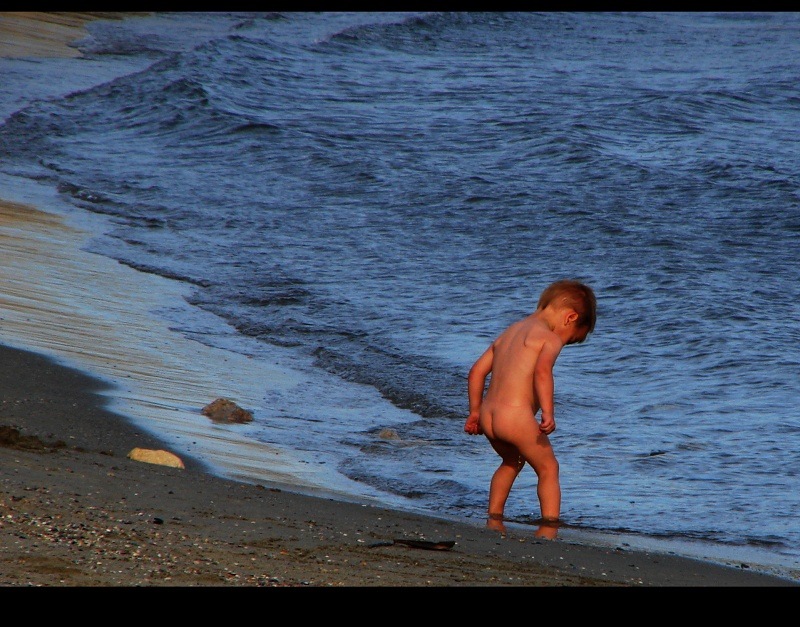 海边的小男孩儿 摄影 淘气小女神