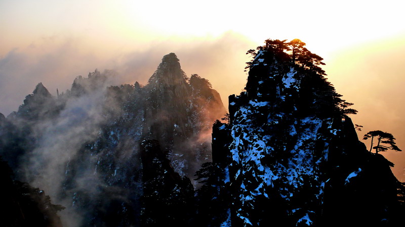 天姿黄山 ⒇ 摄影 老槐树