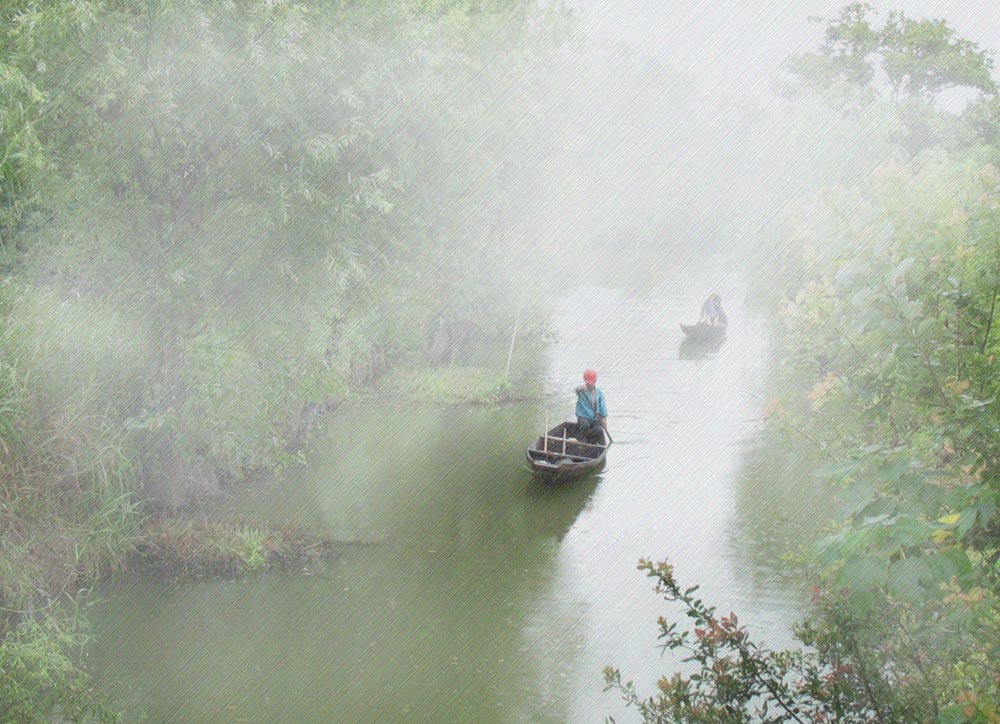 烟雨西溪 摄影 丫爪