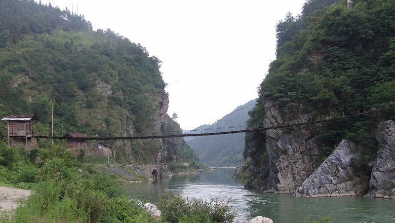 铁索桥 摄影 閒雲野鹤