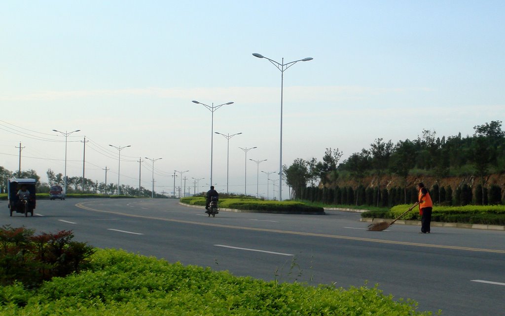 小区路早 摄影 嵩风