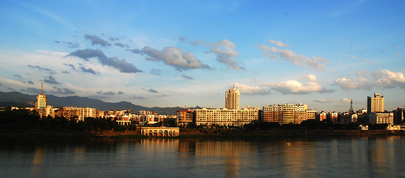 燕城风光——江滨夕照 摄影 霞湖客