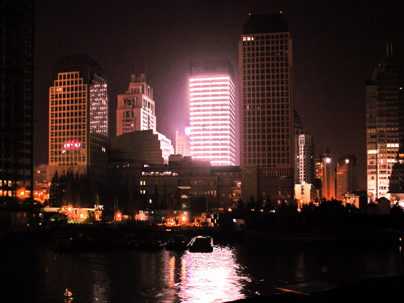 美丽的夜景《记杭州运河两岸》2 摄影 阴影