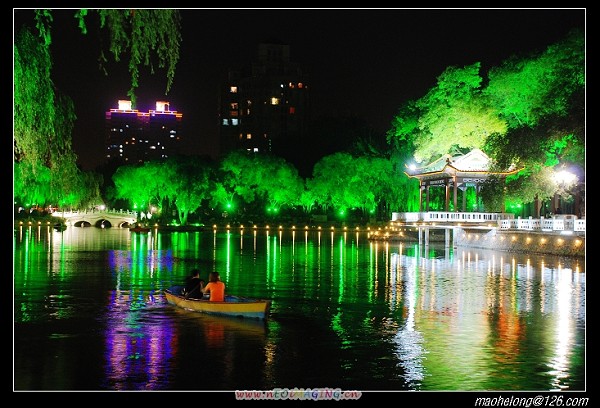 公园夜景 摄影 虎胆龙威