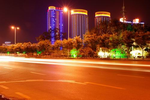 沈阳夜景 摄影 沙漠加油站