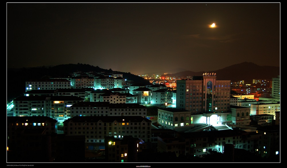 城市夜景 摄影 龙珠