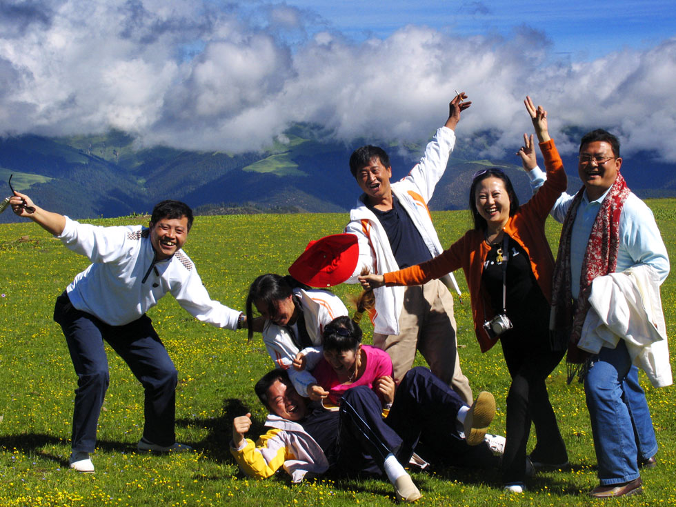 天堂里的嘻闹 摄影 清风山野