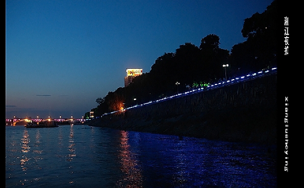 湘江夜拍 摄影 湘麓