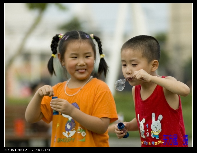 快乐的肥皂泡 摄影 鼠王