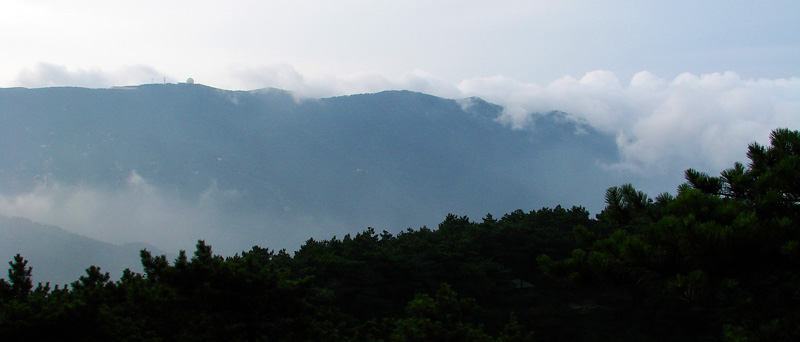 庐山 摄影 秋池飞叶飘