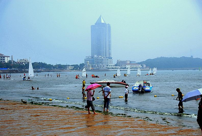 青岛海滨浴场 摄影 天香阁主