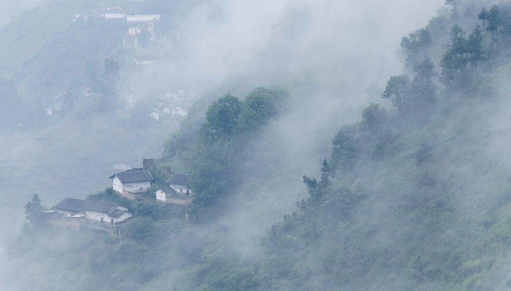 雾里山乡 摄影 jy老嘎