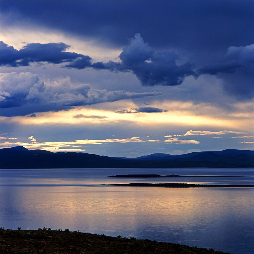 那木措夕照 摄影 yanzhang