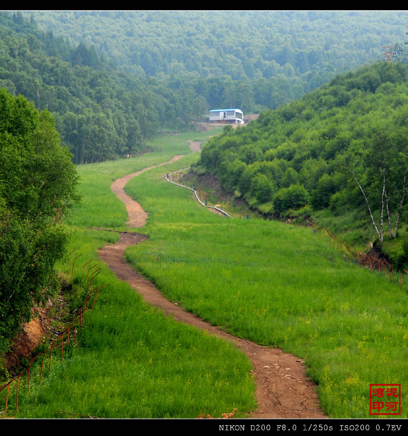 小路 摄影 泥河湾