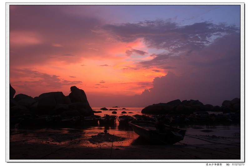 《铜鼓湾夕阳》 摄影 东山少爷