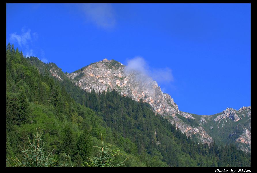 九寨山峰 摄影 合静宜真