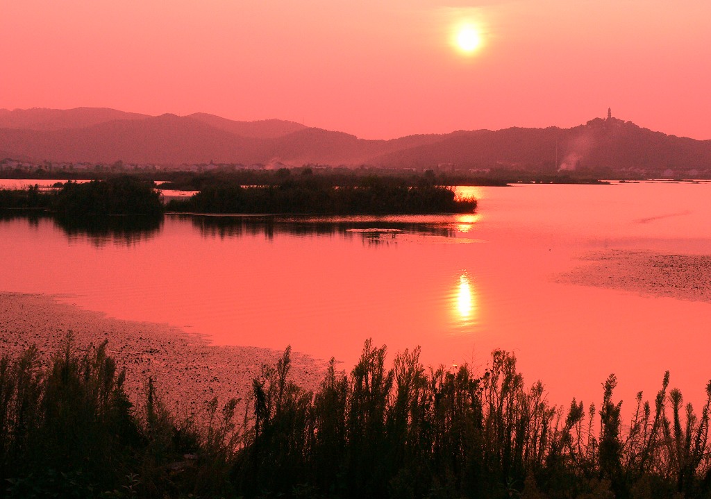 石湖夕阳 摄影 sz老牛