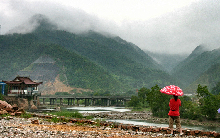 烟雨楠溪两岸 摄影 如诗入画