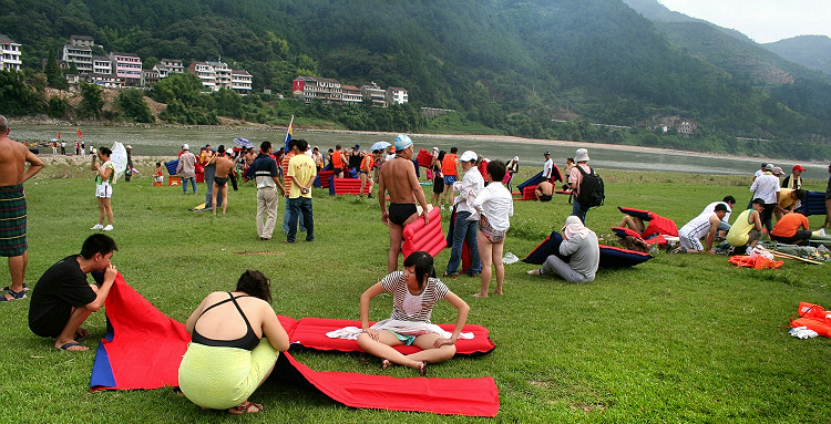 “我爱协会”漂流活动 摄影 如诗入画
